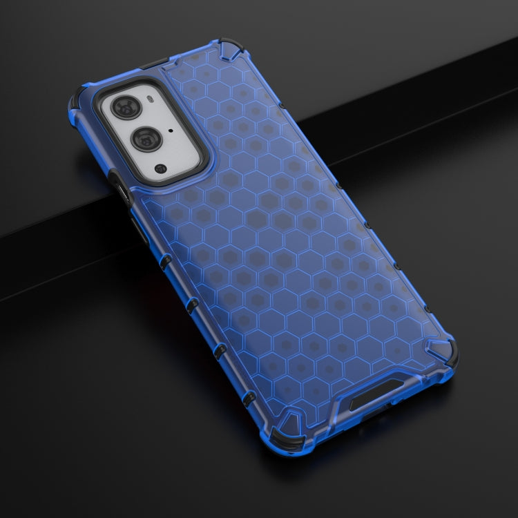 For  OnePlus 9 Pro Shockproof Honeycomb PC + TPU Case(Blue) - OnePlus Cases by buy2fix | Online Shopping UK | buy2fix