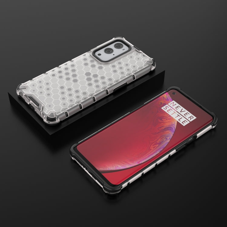 For  OnePlus 9 Pro Shockproof Honeycomb PC + TPU Case(White) - OnePlus Cases by buy2fix | Online Shopping UK | buy2fix