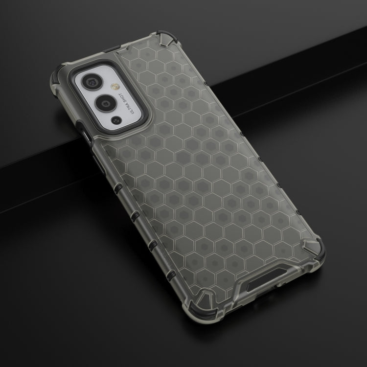 For  OnePlus 9 Shockproof Honeycomb PC + TPU Case(Black) - OnePlus Cases by buy2fix | Online Shopping UK | buy2fix