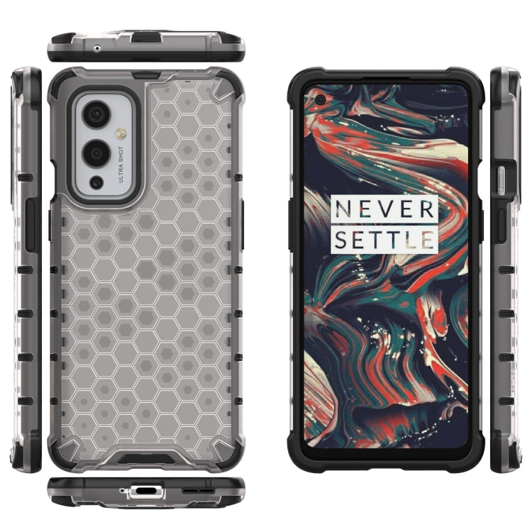 For  OnePlus 9 Shockproof Honeycomb PC + TPU Case(White) - OnePlus Cases by buy2fix | Online Shopping UK | buy2fix