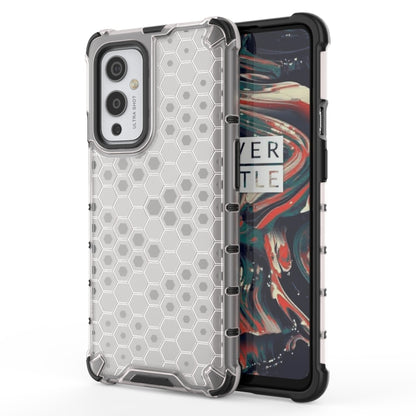 For  OnePlus 9 Shockproof Honeycomb PC + TPU Case(White) - OnePlus Cases by buy2fix | Online Shopping UK | buy2fix