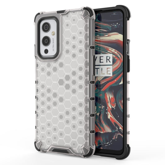 For  OnePlus 9 Shockproof Honeycomb PC + TPU Case(White) - OnePlus Cases by buy2fix | Online Shopping UK | buy2fix