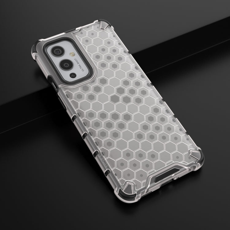 For  OnePlus 9 Shockproof Honeycomb PC + TPU Case(White) - OnePlus Cases by buy2fix | Online Shopping UK | buy2fix