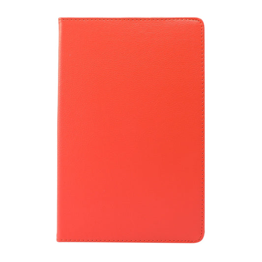 For Lenovo Tab M10 Plus 10.3 360 Degree Rotation Litchi Texture Flip Leather Case with Holder(Orange) - Lenovo by buy2fix | Online Shopping UK | buy2fix
