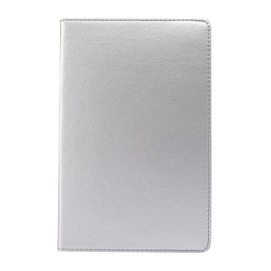 For Lenovo Tab M10 Plus 10.3 360 Degree Rotation Litchi Texture Flip Leather Case with Holder(Silver) - Lenovo by buy2fix | Online Shopping UK | buy2fix