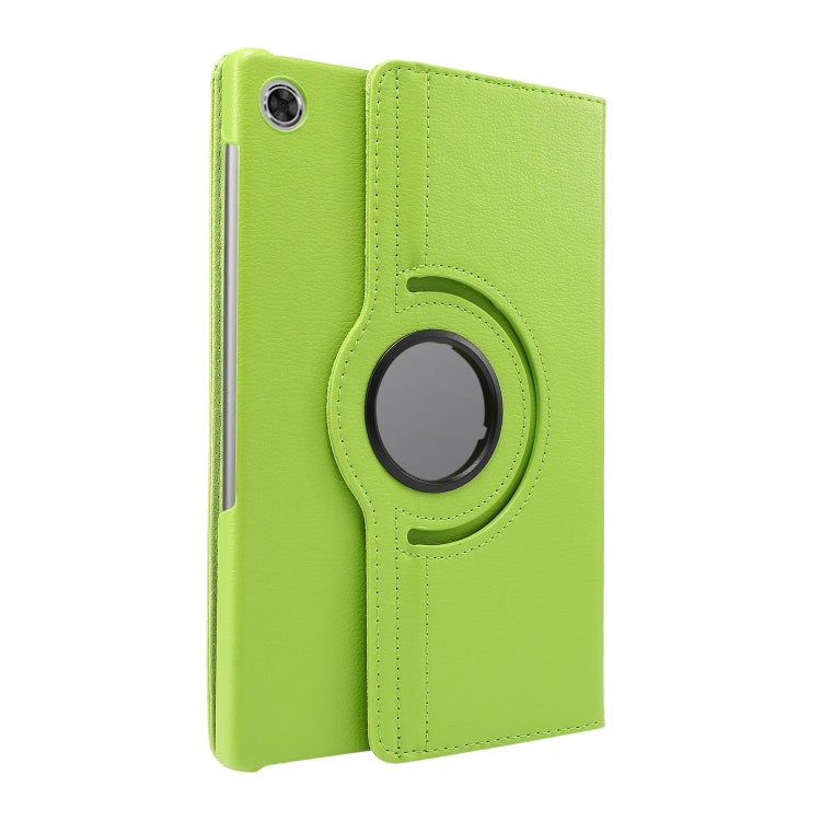 For Lenovo Tab M10 Plus 10.3 360 Degree Rotation Litchi Texture Flip Leather Case with Holder(Green) - Lenovo by buy2fix | Online Shopping UK | buy2fix