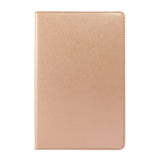 For Lenovo Tab M10 Plus 10.3 360 Degree Rotation Litchi Texture Flip Leather Case with Holder(Gold) - Lenovo by buy2fix | Online Shopping UK | buy2fix