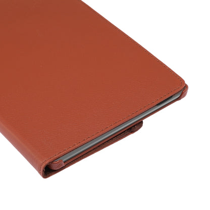 For Lenovo Tab M10 Plus 10.3 360 Degree Rotation Litchi Texture Flip Leather Case with Holder(Rose Red) - Lenovo by buy2fix | Online Shopping UK | buy2fix