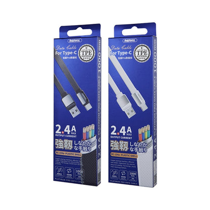 Remax RC-154a 2.4A Type-C / USB-C Platinum Pro Charging Data Cable, Length: 1m(White) - USB-C & Type-C Cable by REMAX | Online Shopping UK | buy2fix