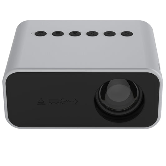T500 1920x1080P 80 Lumens Portable Mini Home Theater LED HD Digital Projector Without Remote Control & Adaptor(White) - LED Projector by buy2fix | Online Shopping UK | buy2fix