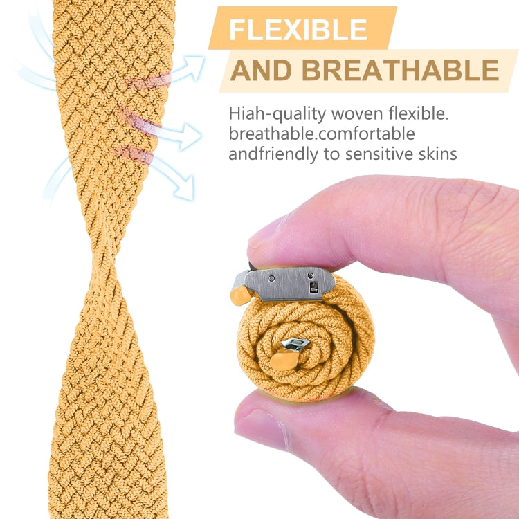 Braided + Stainless Steel Watch Band For Apple Watch Series 7 41mm / 6 & SE & 5 & 4 40mm / 3 & 2 & 1 38mm(Cold Sea Blue) by buy2fix