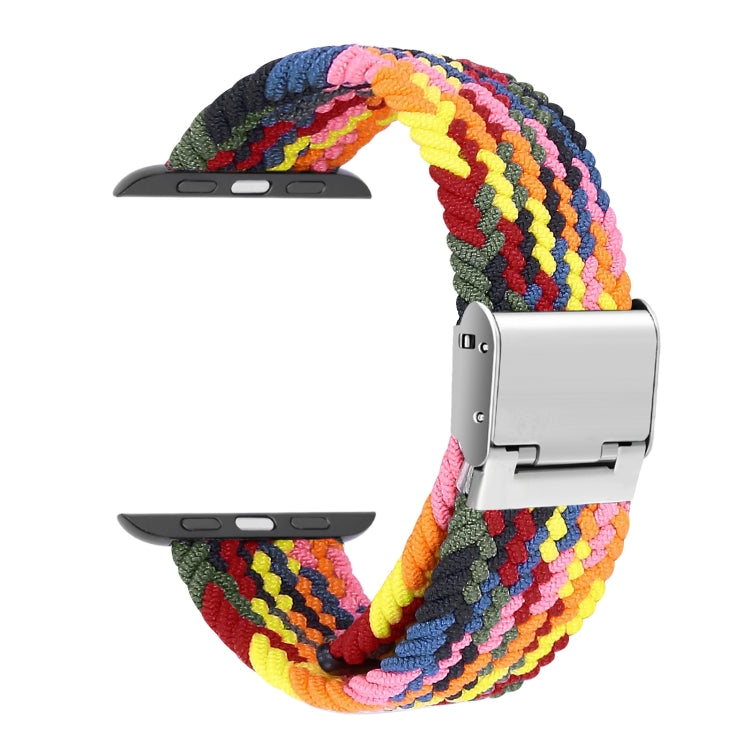 Braided + Stainless Steel Watch Band For Apple Watch Series 7 45mm / 6 & SE & 5 & 4 44mm / 3 & 2 & 1 42mm(Five Colors) by buy2fix