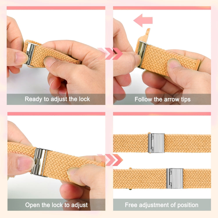 Braided + Stainless Steel Watch Band For Apple Watch Series 7 45mm / 6 & SE & 5 & 4 44mm / 3 & 2 & 1 42mm(Gray) by buy2fix