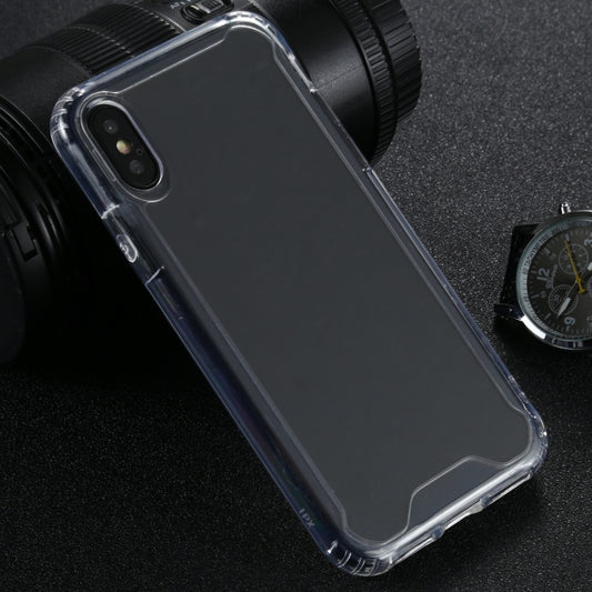 For iPhone X / XS Four-corner Shockproof Transparent TPU + PC Protective Case - More iPhone Cases by buy2fix | Online Shopping UK | buy2fix