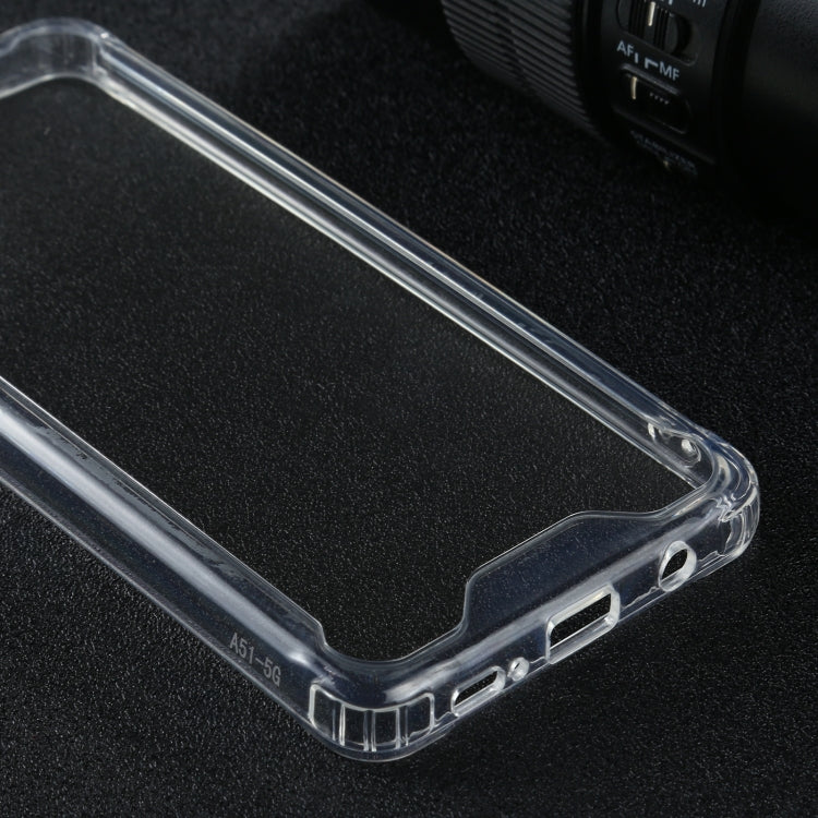 For Samsung Galaxy A51 5G Four-corner Shockproof Transparent TPU + PC Protective Case by buy2fix