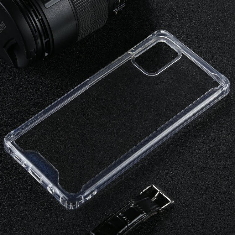 For Samsung Galaxy A71 5G Four-corner Shockproof Transparent TPU + PC Protective Case by buy2fix