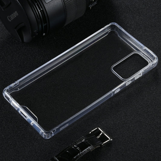 For Samsung Galaxy Note20 Four-corner Shockproof Transparent TPU + PC Protective Case by buy2fix