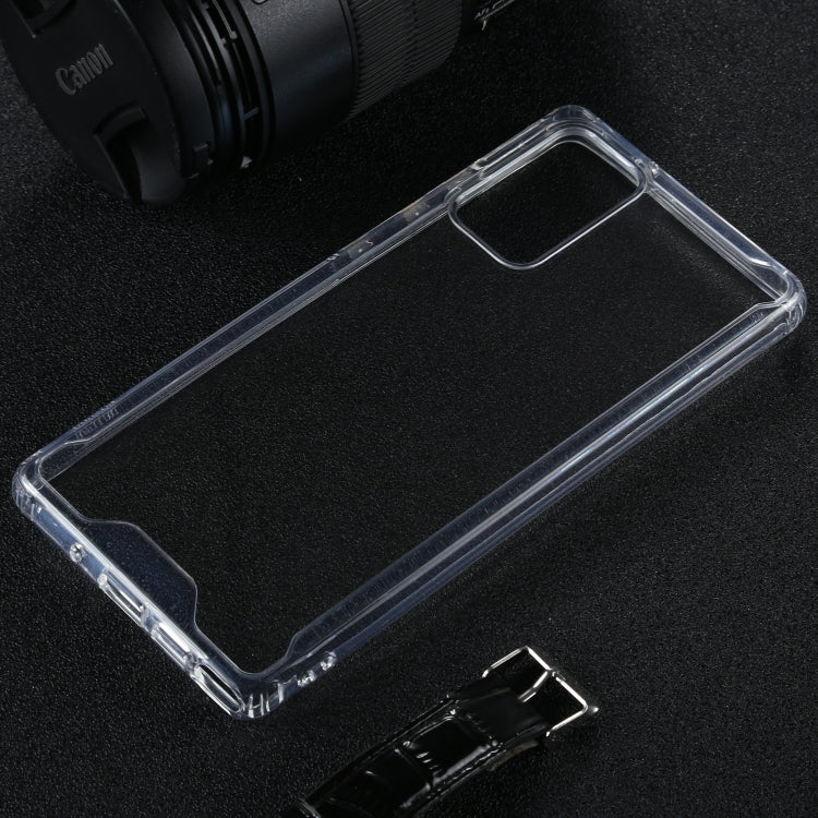 For Samsung Galaxy Note20 Four-corner Shockproof Transparent TPU + PC Protective Case by buy2fix