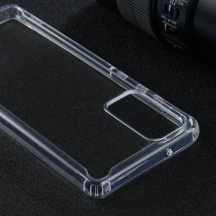 For Samsung Galaxy Note20 Four-corner Shockproof Transparent TPU + PC Protective Case by buy2fix