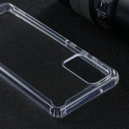 For Samsung Galaxy Note20 Four-corner Shockproof Transparent TPU + PC Protective Case by buy2fix