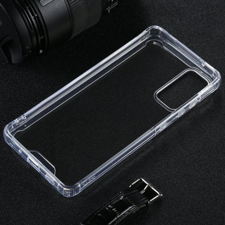 For Samsung Galaxy S20 FE 5G Four-corner Shockproof Transparent TPU + PC Protective Case by buy2fix