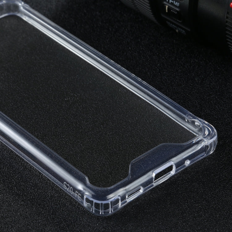 For Samsung Galaxy S20 FE 5G Four-corner Shockproof Transparent TPU + PC Protective Case by buy2fix