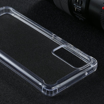 For Samsung Galaxy S20 FE 5G Four-corner Shockproof Transparent TPU + PC Protective Case by buy2fix