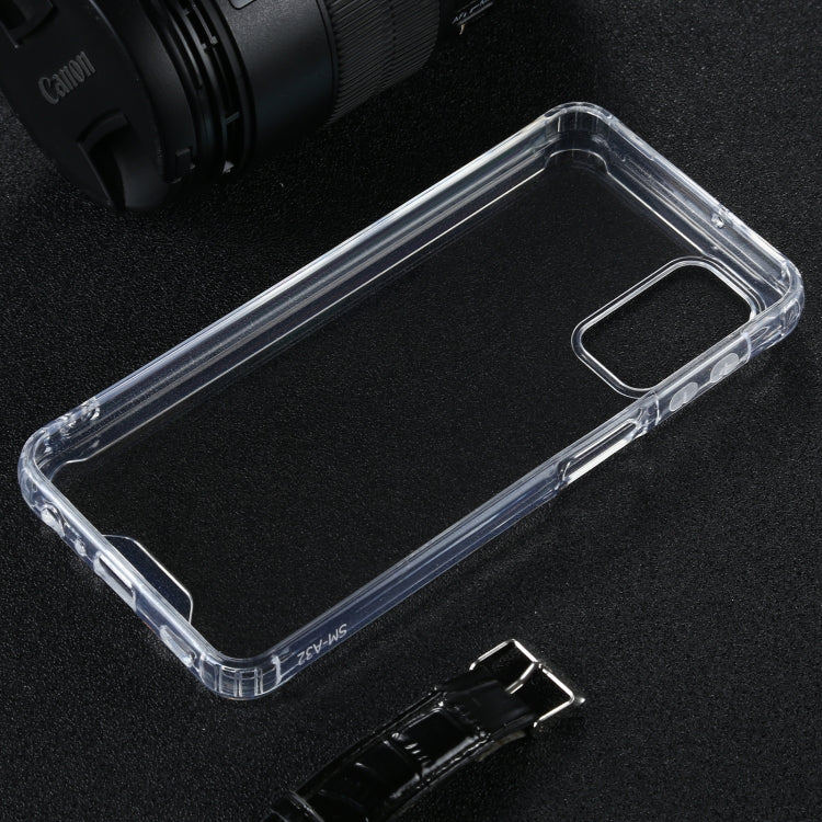 For Samsung Galaxy A32 5G Four-corner Shockproof Transparent TPU + PC Protective Case by buy2fix