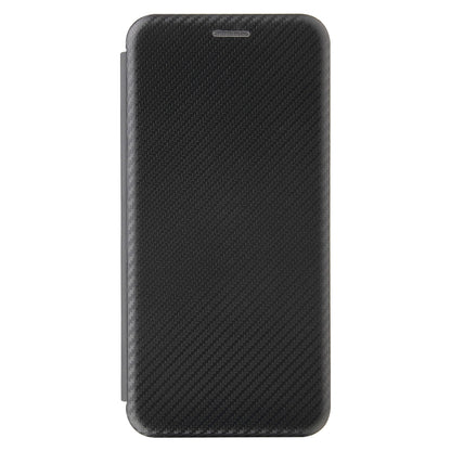 For Samsung Galaxy A32 4G Carbon Fiber Texture Horizontal Flip TPU + PC + PU Leather Case with Card Slot(Black) by buy2fix