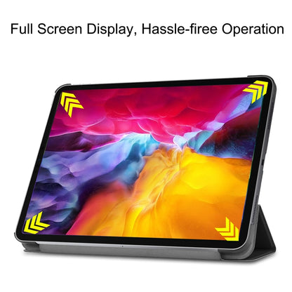 For iPad Pro 11 2022 / 2021 / 2018 Custer Texture  Leather Smart Tablet Case(Black) - iPad Pro 11 (2022/2021) Cases by buy2fix | Online Shopping UK | buy2fix