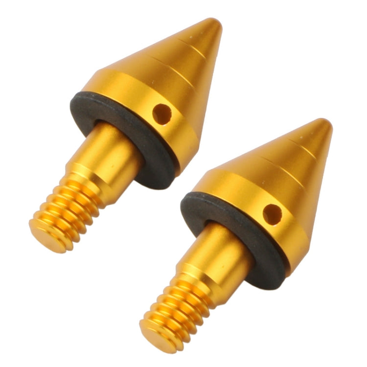 2 PCS Car Rear Anti-collision Tail Cone for Mercedes Benz Smart 2009-2014, Style:Pointed(Gold) by buy2fix
