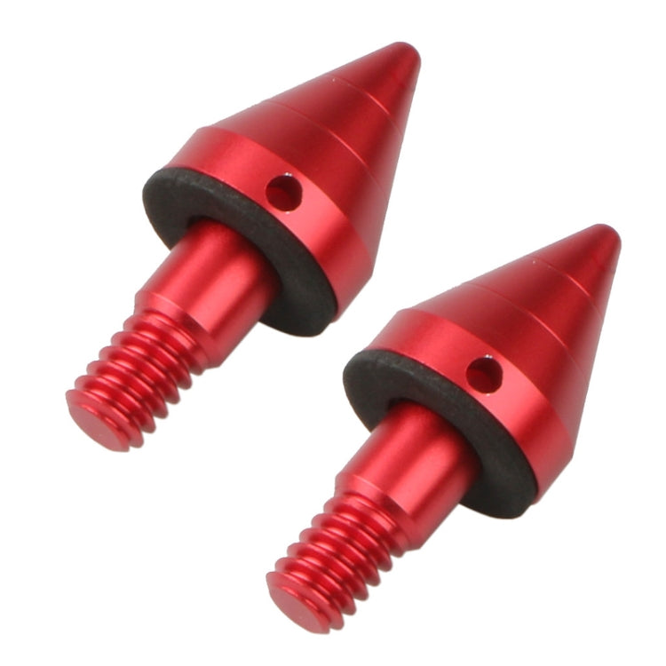 2 PCS Car Rear Anti-collision Tail Cone for Mercedes Benz Smart 2009-2014, Style:Pointed(Red) by buy2fix