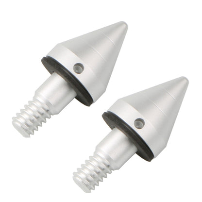2 PCS Car Rear Anti-collision Tail Cone for Mercedes Benz Smart 2009-2014, Style:Pointed(Silver) by buy2fix