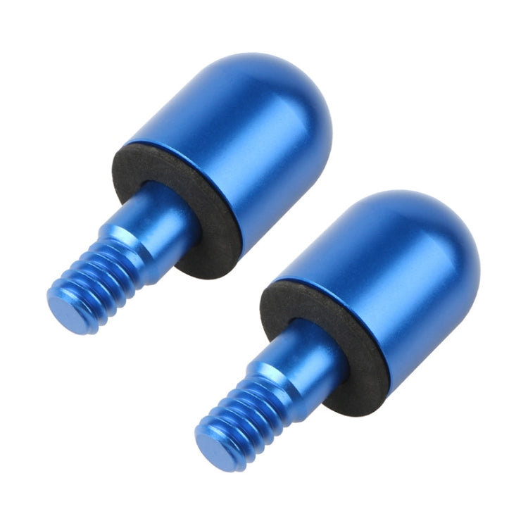 2 PCS Car Rear Anti-collision Tail Cone for Mercedes Benz Smart 2009-2014, Style:Round(Blue) by buy2fix