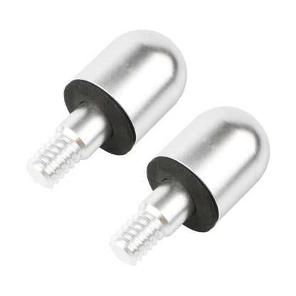 2 PCS Car Rear Anti-collision Tail Cone for Mercedes Benz Smart 2009-2014, Style:Round(Silver) by buy2fix