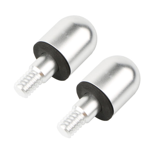 2 PCS Car Rear Anti-collision Tail Cone for Mercedes Benz Smart 2009-2014, Style:Round(Silver) by buy2fix