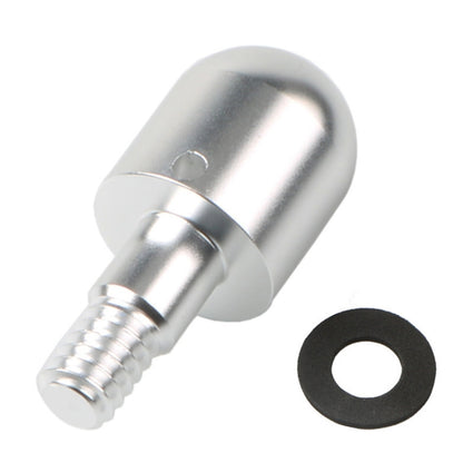 2 PCS Car Rear Anti-collision Tail Cone for Mercedes Benz Smart 2009-2014, Style:Round(Silver) by buy2fix