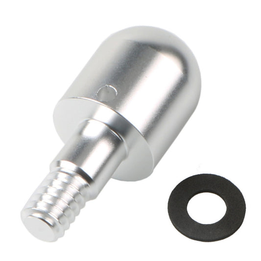 2 PCS Car Rear Anti-collision Tail Cone for Mercedes Benz Smart 2009-2014, Style:Round(Silver) by buy2fix