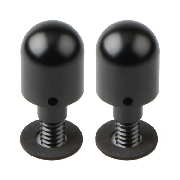 2 PCS Car Rear Anti-collision Tail Cone for Mercedes Benz Smart 2009-2014, Style:Round(Black) by buy2fix