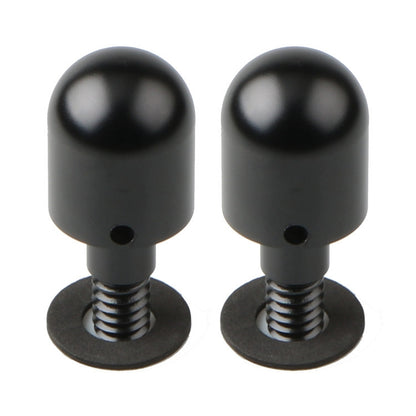 2 PCS Car Rear Anti-collision Tail Cone for Mercedes Benz Smart 2009-2014, Style:Round(Black) by buy2fix