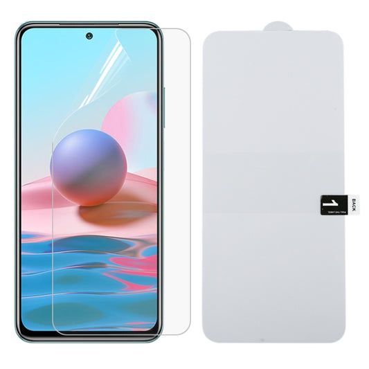 For Xiaomi Redmi Note 10 4G / 5G / Note 10s  Full Screen Protector Explosion-proof Hydrogel Film - For Xiaomi by buy2fix | Online Shopping UK | buy2fix