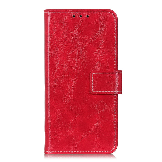 For OPPO A9 (2020) Retro Crazy Horse Texture Horizontal Flip Leather Case with Holder & Card Slots & Photo Frame & Wallet(Red) - OPPO Cases by buy2fix | Online Shopping UK | buy2fix