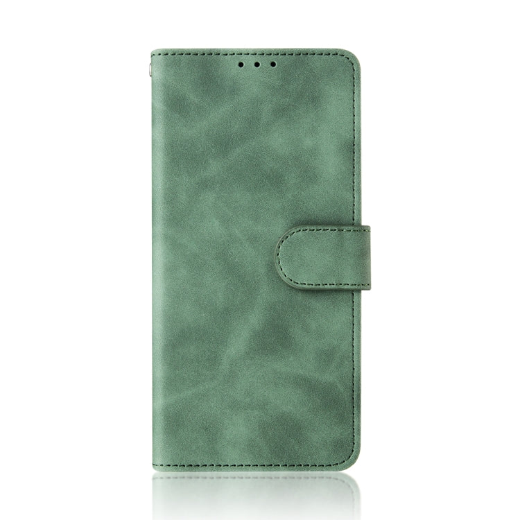 For Samsung Galaxy A02 / M02 Solid Color Skin Feel Magnetic Buckle Horizontal Flip Calf Texture PU Leather Case with Holder & Card Slots & Wallet(Green) by buy2fix