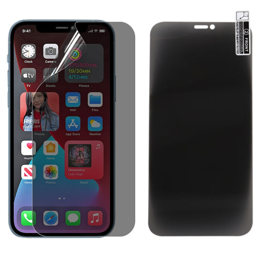 For iPhone 12 Pro Max 0.1mm 2.5D Full Cover Anti-spy Screen Protector Explosion-proof Hydrogel Film - iPhone 12 Pro Max Tempered Glass by buy2fix | Online Shopping UK | buy2fix