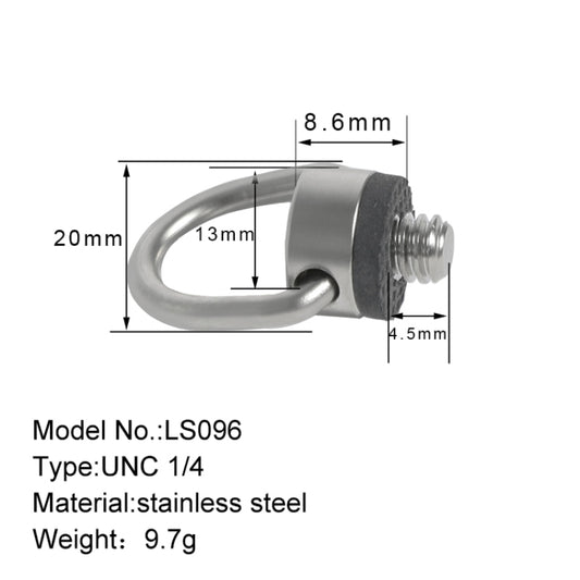 BEXIN LS096 2 PCS C Ring Camera Screws Mount 1/4 inch Quick Release Plate Screw Adapter -  by BEXIN | Online Shopping UK | buy2fix