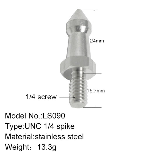 BEXIN LS090 2PCS Stainless Steel 1/4 inch Feet Screws For SLR Tripod -  by BEXIN | Online Shopping UK | buy2fix