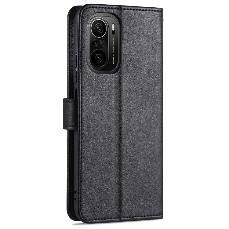 For Xiaomi Poco F3 AZNS Sheepskin Texture Horizontal Flip Leather Case with Holder & Card Slots & Wallet(Black) - Xiaomi Cases by AZNS | Online Shopping UK | buy2fix