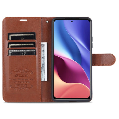 For Xiaomi Poco F3 AZNS Sheepskin Texture Horizontal Flip Leather Case with Holder & Card Slots & Wallet(Black) - Xiaomi Cases by AZNS | Online Shopping UK | buy2fix