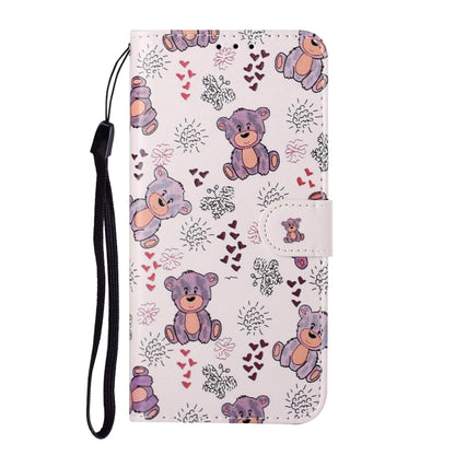 For Samsung Galaxy A12 Oil Embossed Coloured Drawing Pattern Horizontal Flip PU Leather Case with Holder & Card Slots & Wallet(Little Bear) by buy2fix