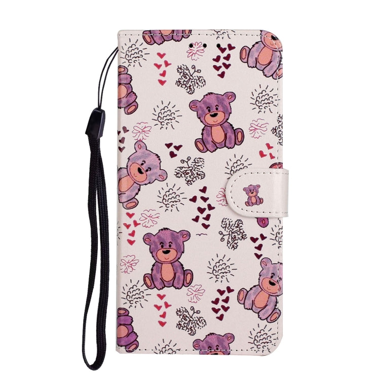 For Samsung Galaxy A52 5G / 4G Oil Embossed Coloured Drawing Pattern Horizontal Flip PU Leather Case with Holder & Card Slots & Wallet(Little Bear) by buy2fix